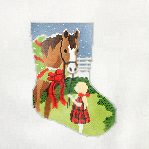 All I Want for Christmas - Girl with horse bauble