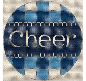 Blue Gingham "Cheer"