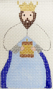 Blue & White Wise Man II With Stitch Guide