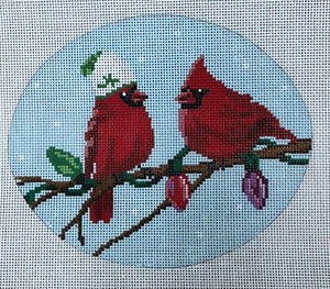 Two Cardinals with Lights