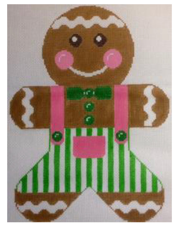 Large Pink & Green Gingerbread - Boy