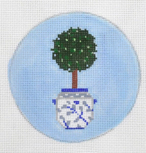 Spring Topiary with stitch guide