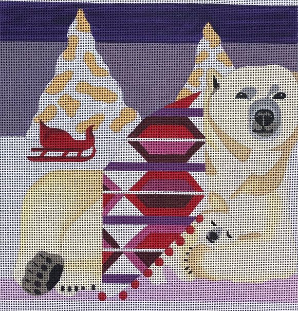 Polar Bear with Blanket