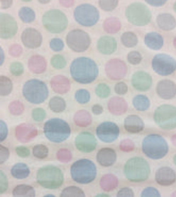 Vintage Fabric- Pastel Polka Dots