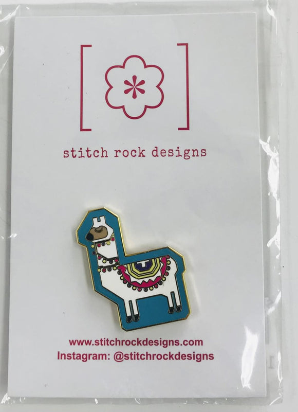 Turquoise Llama Needleminder