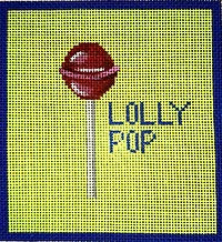 Lolly Pop on Lime Green