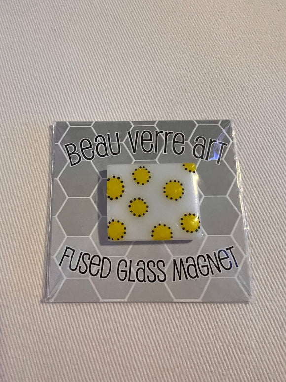 Yellow Sun Magnet