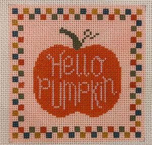 Hello Pumpkin on Pink