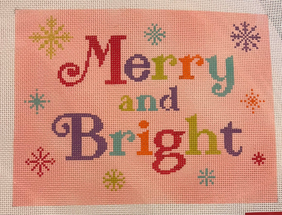 Merry & Bright on Pink