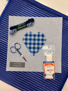 Gingham Valentine Hearts